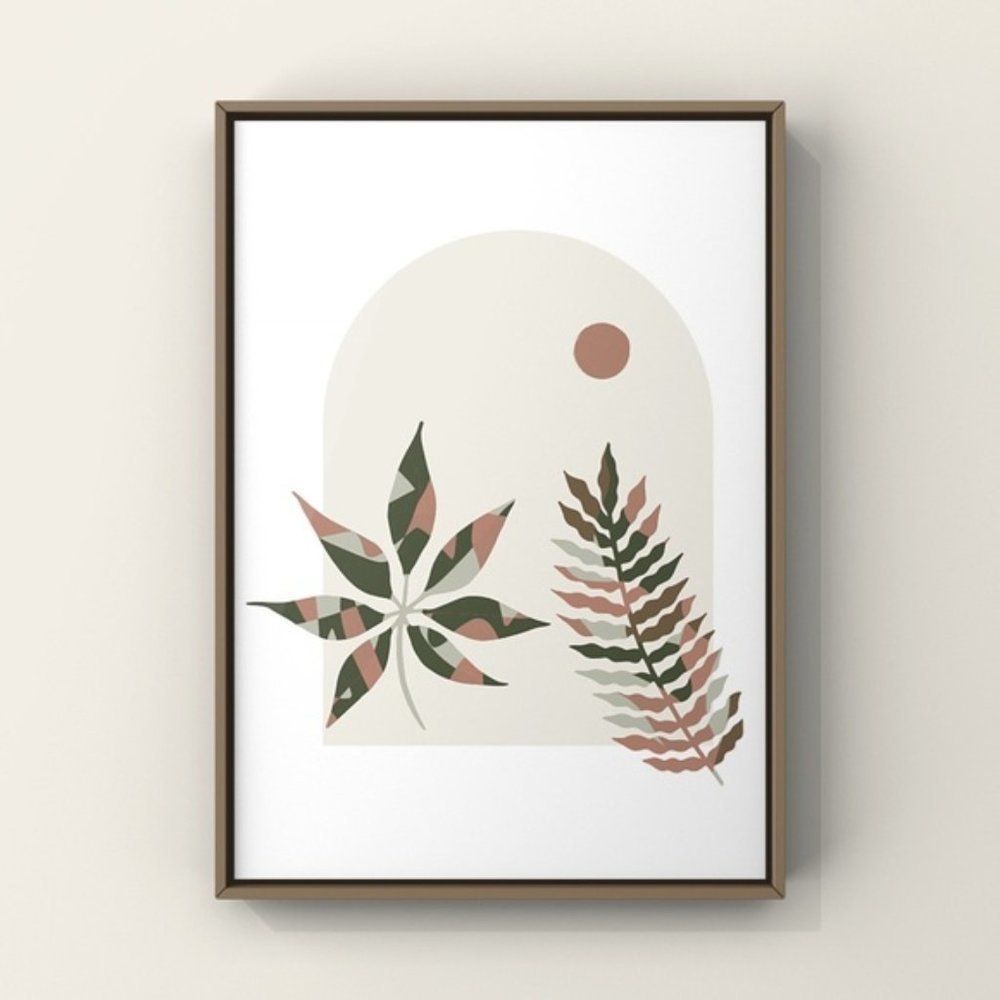 Minimalist modern boho abstract wall art print